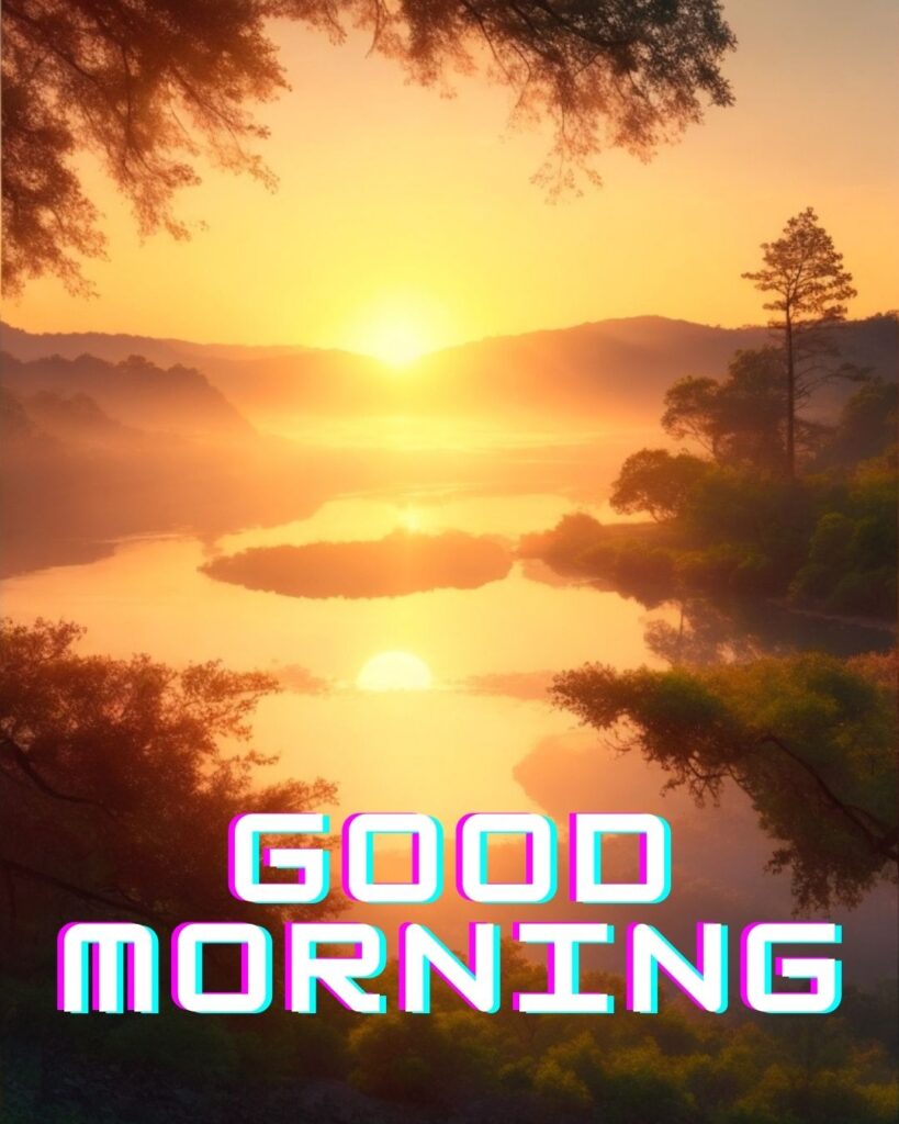 good morning images with sunrise