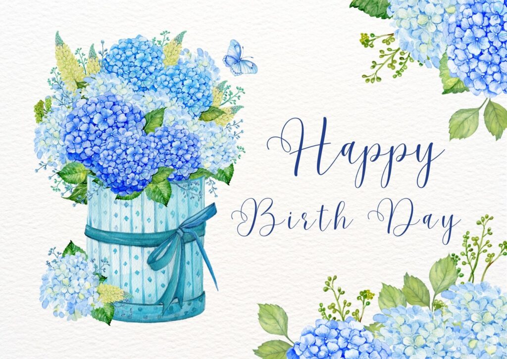 Happy birthday images with flowers, flowers tied in bundle, vector design, simple look, free download on Digixels. 