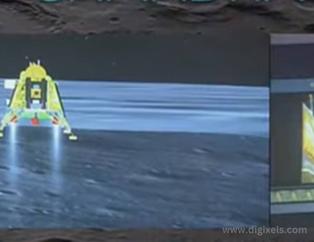 Chandrayaan 3 images, chandrayaan 3 module robot has landed on the Moon