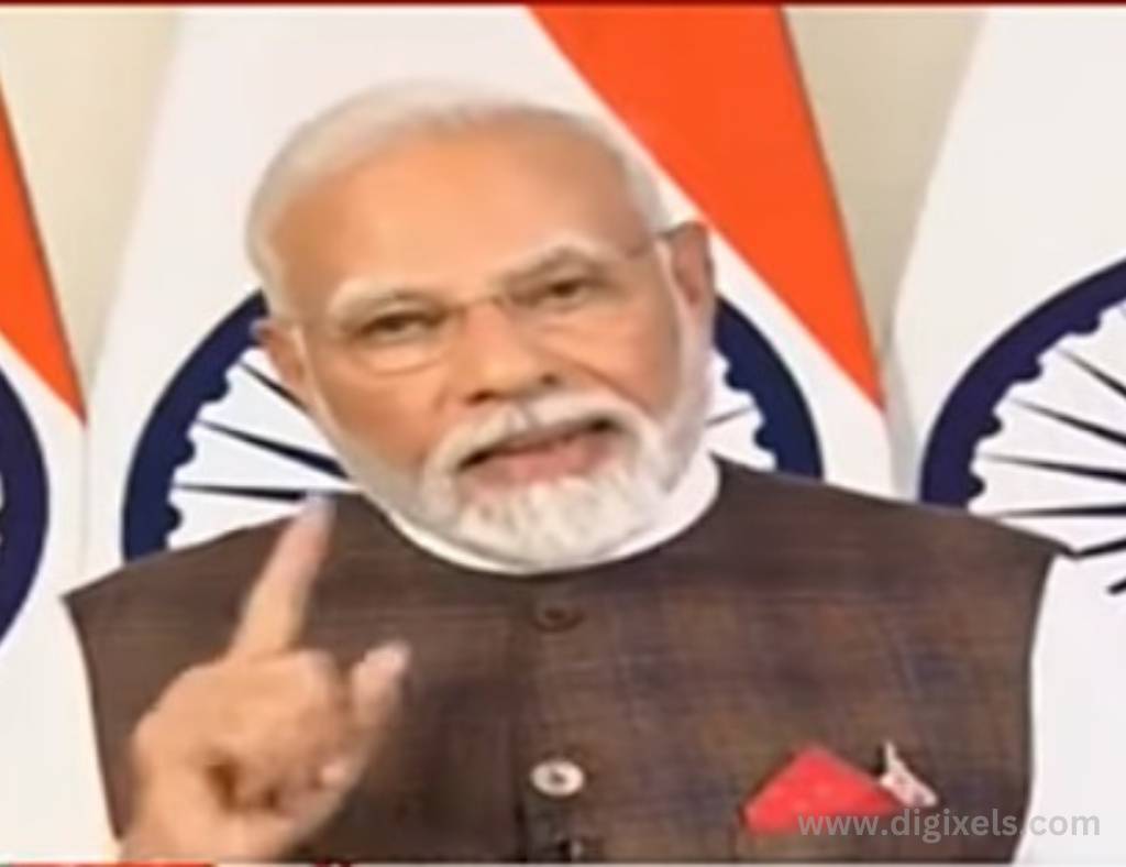 Chandrayaan 3 images, Narendra Modi addressing th success of chandrayaan 3 mission