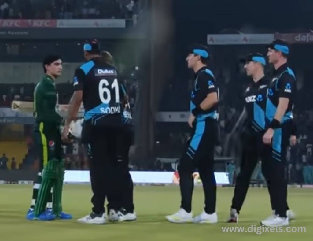 Cricket images of New Zealand team