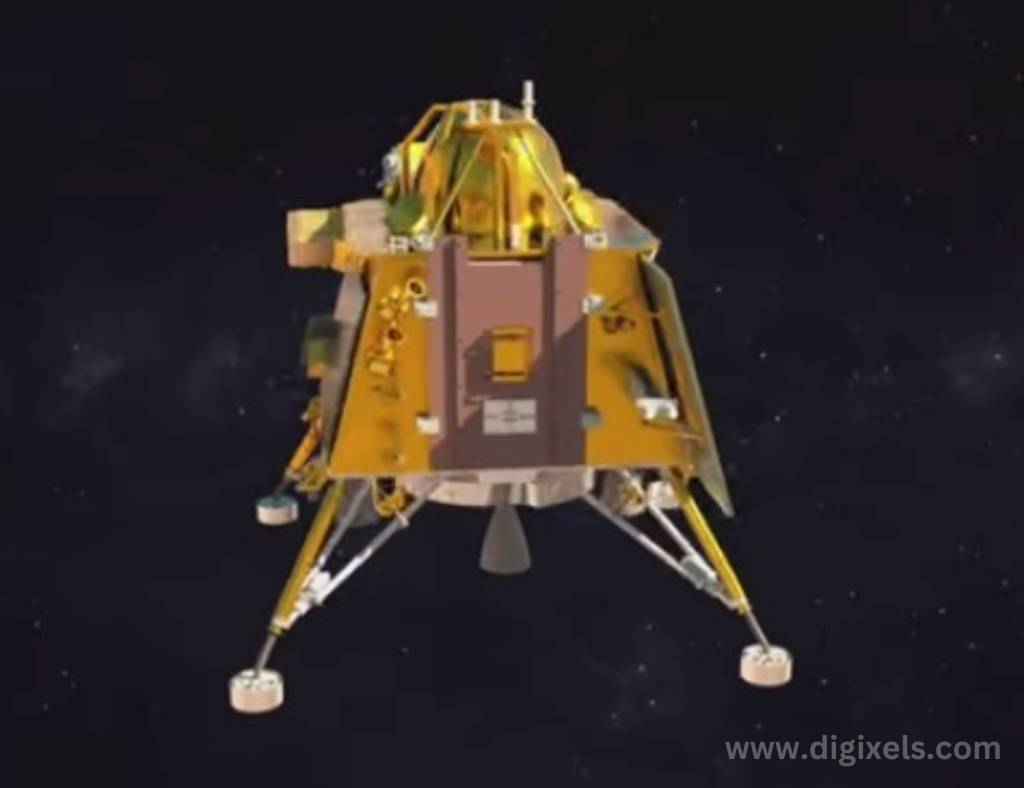 Chandrayaan 3 images footage, on reaching the Moon and landed on the Moon.