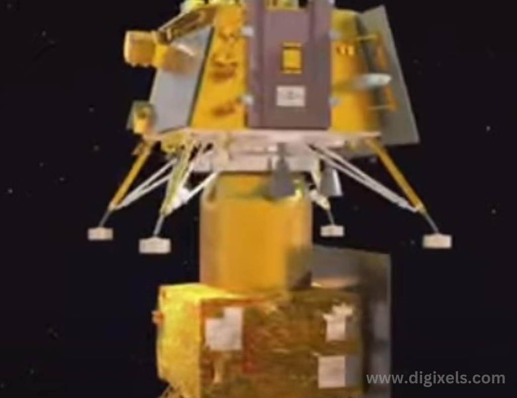 Chandrayaan 3 images, this is a picture of high resolution camera of chandrayaan 3