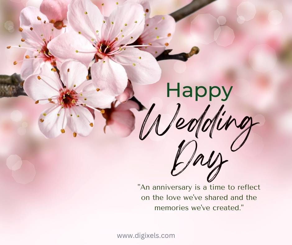 Happy anniversary images with beautiful flowers, quotes, vector design, free download.