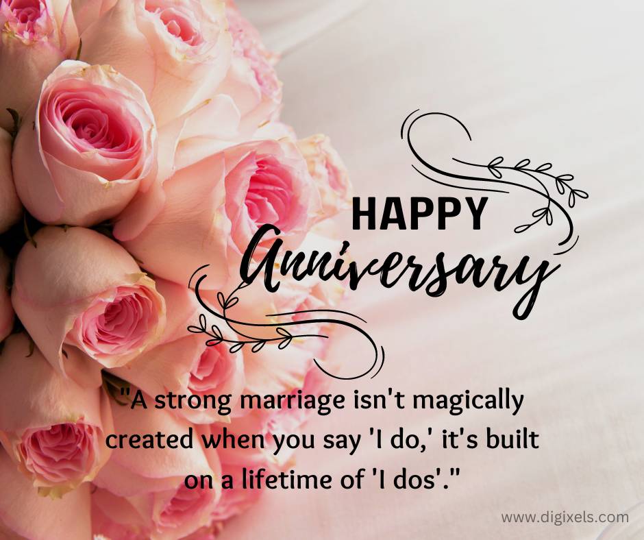 Happy anniversary images with beautiful rose flowers, text, quotes on it, free download.