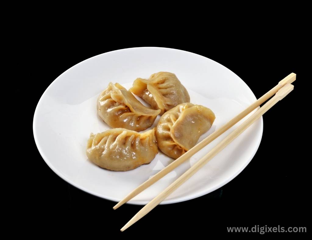 Momo images with chopping stick