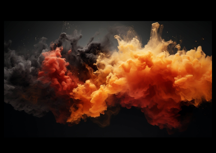 Colorful Explosion Background Illustration