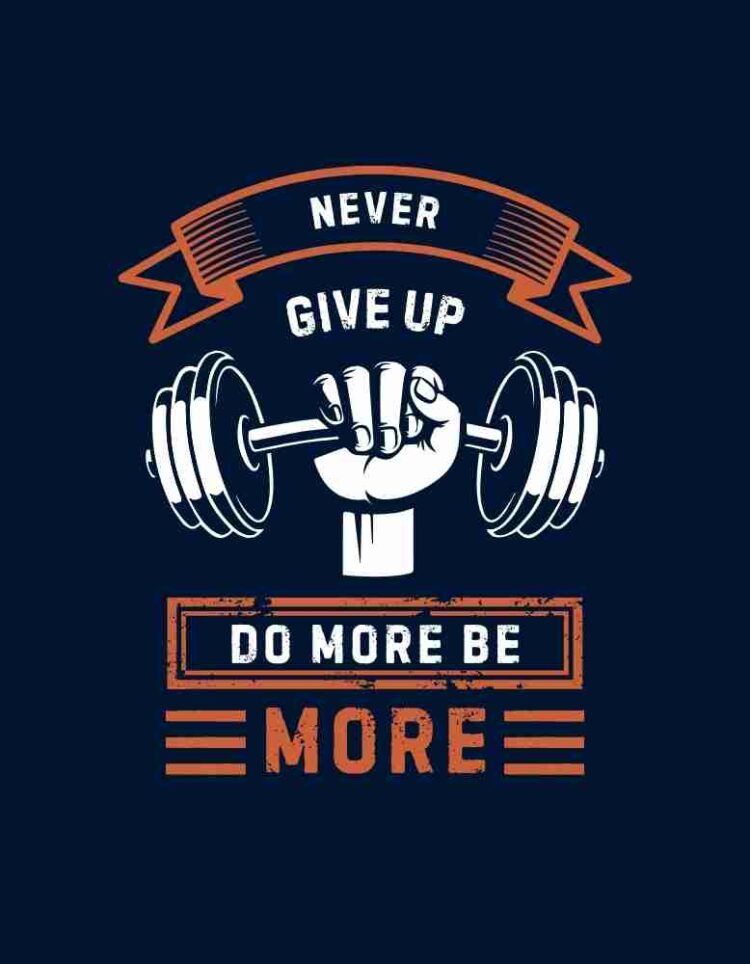 Motivation Gym T-Shirt Design