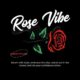 Awesome Rose Vibe Graphic T-shirt Design