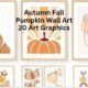 Autumn Fall Pumpkin Wall Art: 20 Abstract Arts