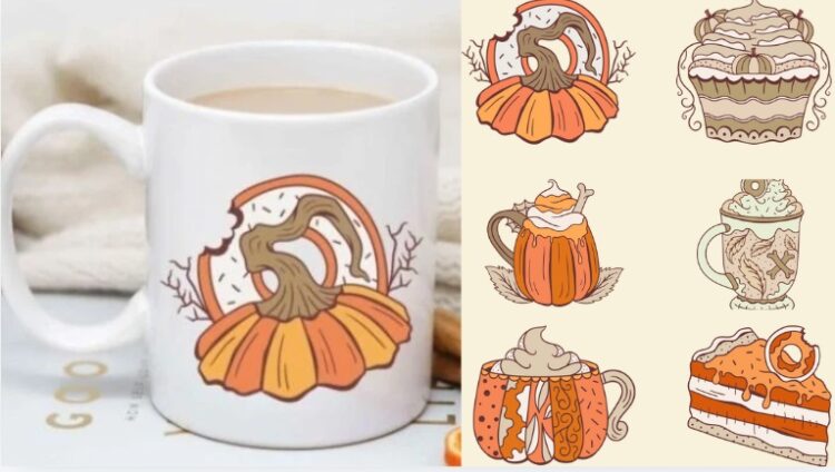 Pumpkin Spice Sublimation Clipart