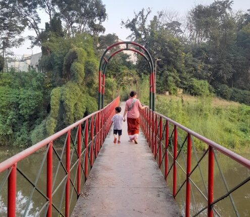 Hanging Bridge at Khumulwng Park